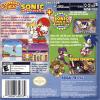 Sonic Advance & Sonic Pinball Party Box Art Back